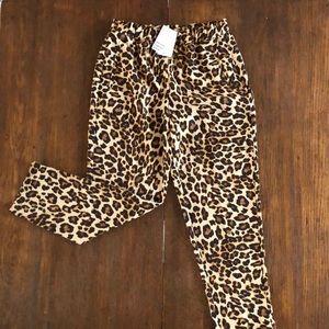 H&M Cheetah Print Dress pants